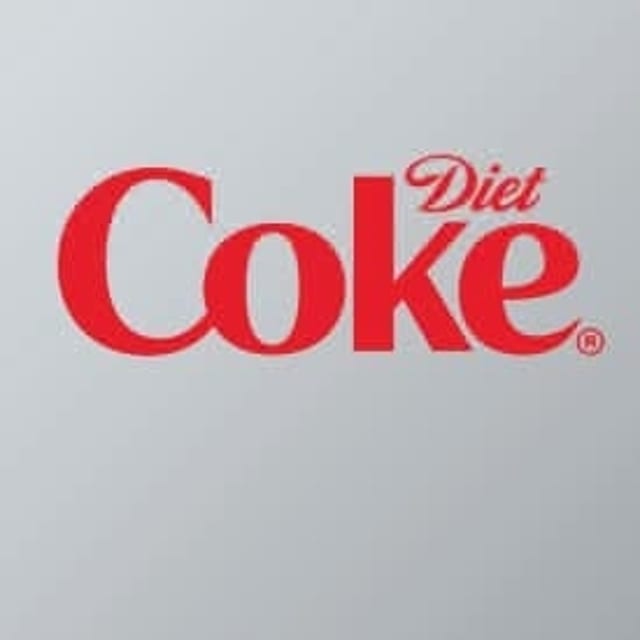 12 OZ DIET COKE.
